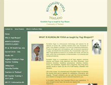 Tablet Screenshot of kundaliniyogathailand.org